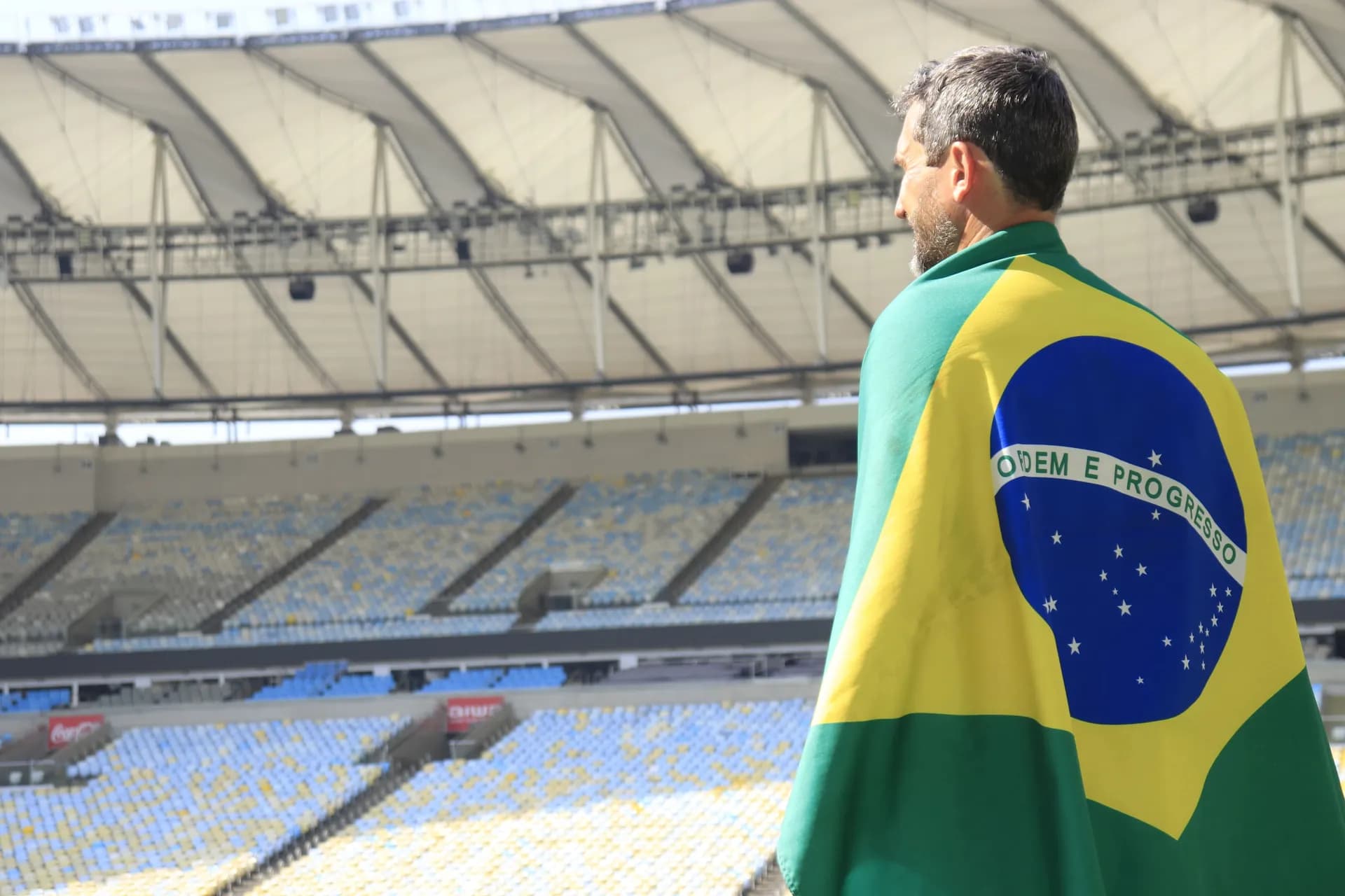Momento especial no estádio